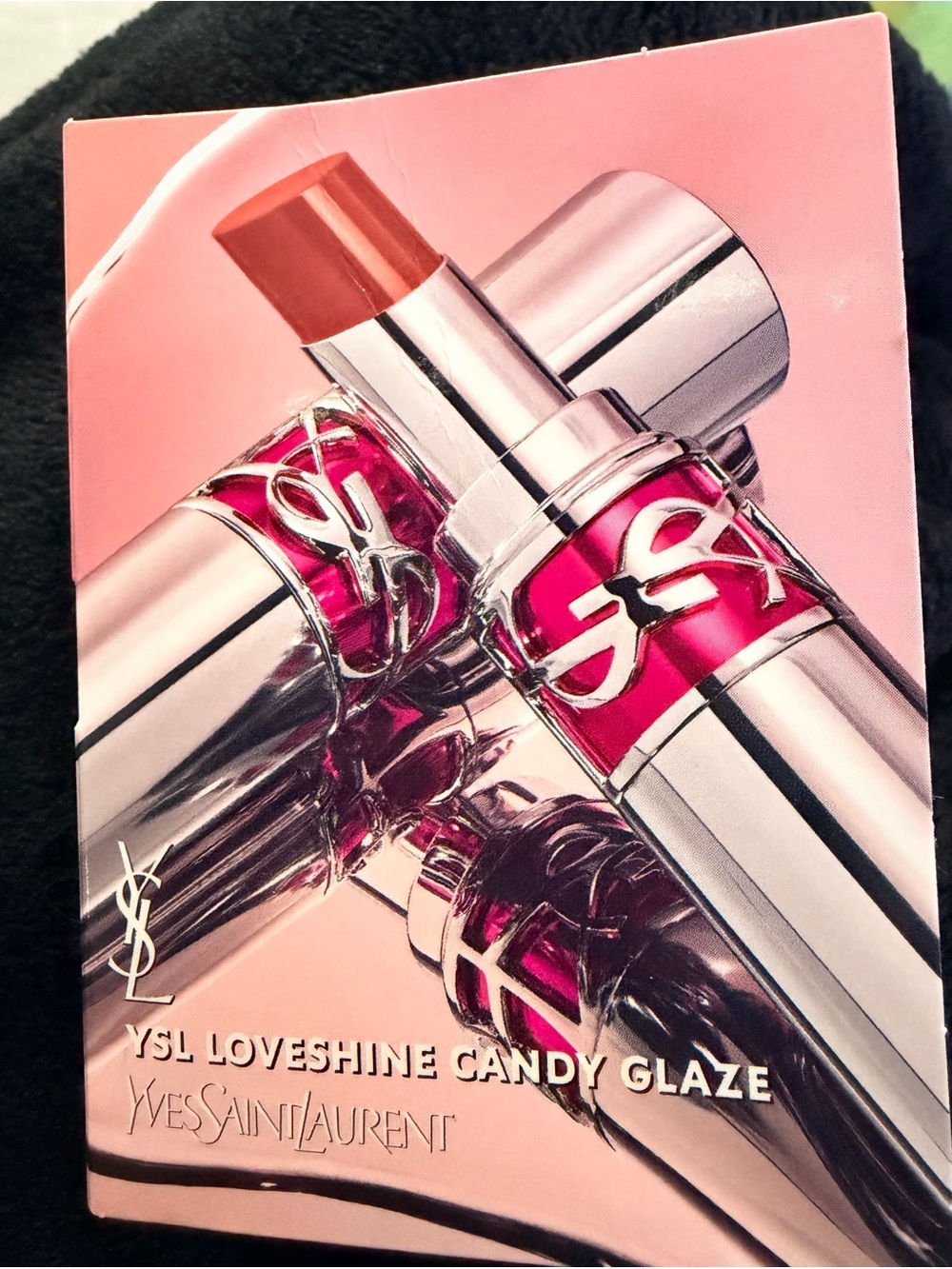 YSL Loveshine Candy Glaze Lipstick - Salted Caramel. Brand New trial size